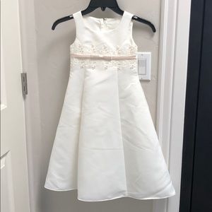 Flower girl white dress